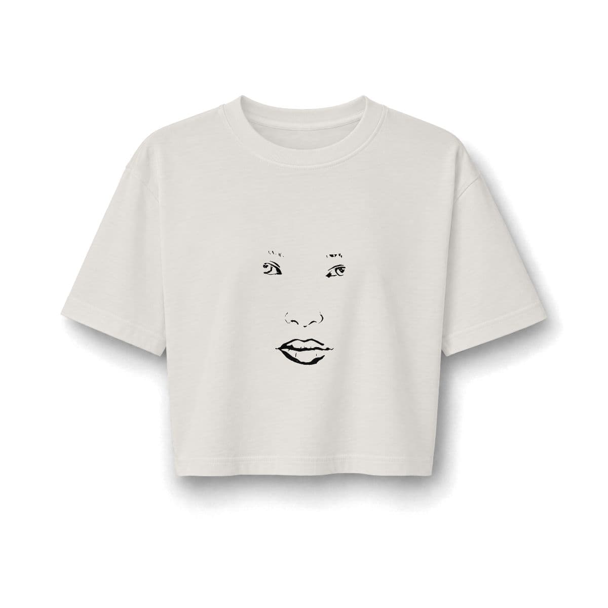 Face — Cropped Tee — supplier mockup