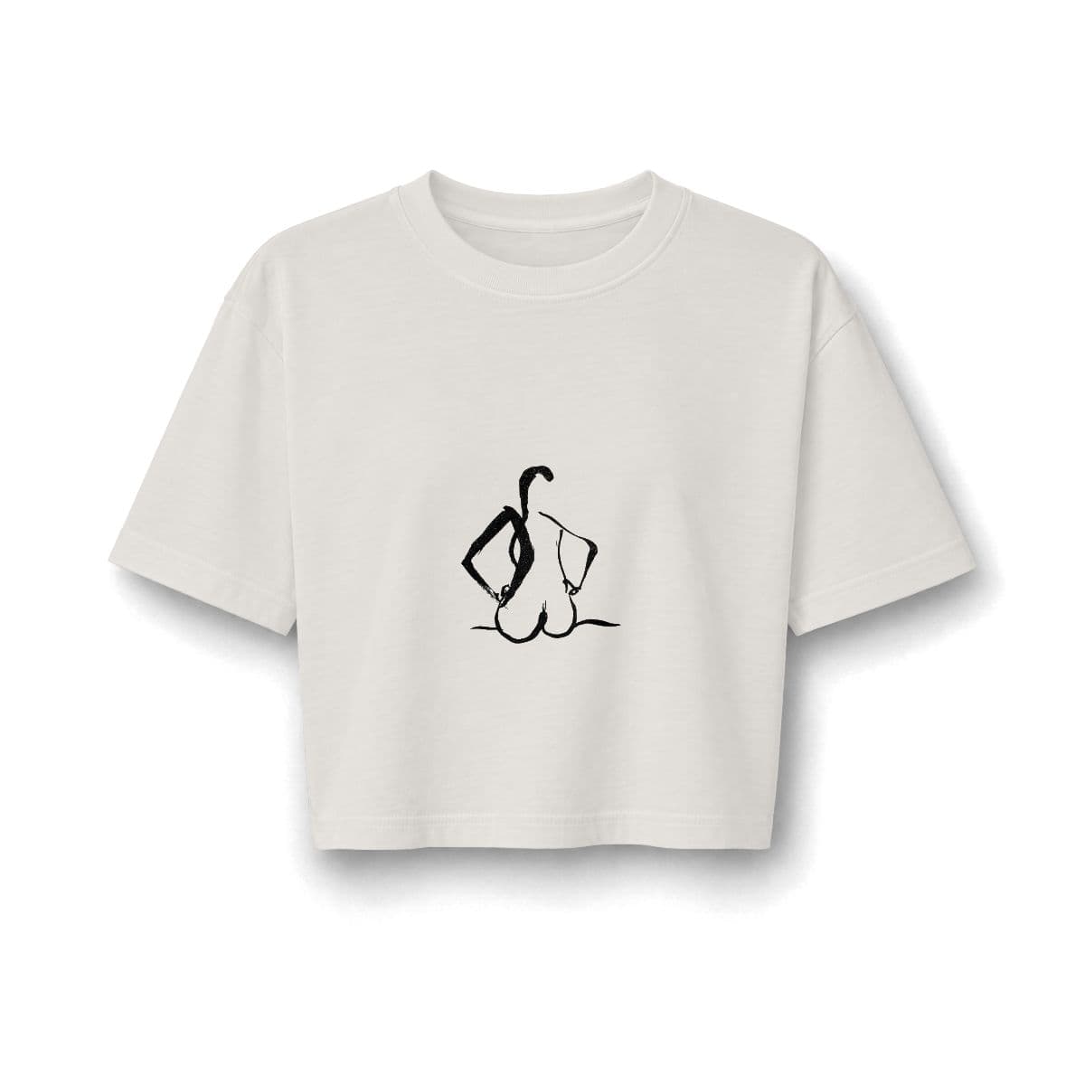 Hands on Hips — Cropped Tee — supplier mockup