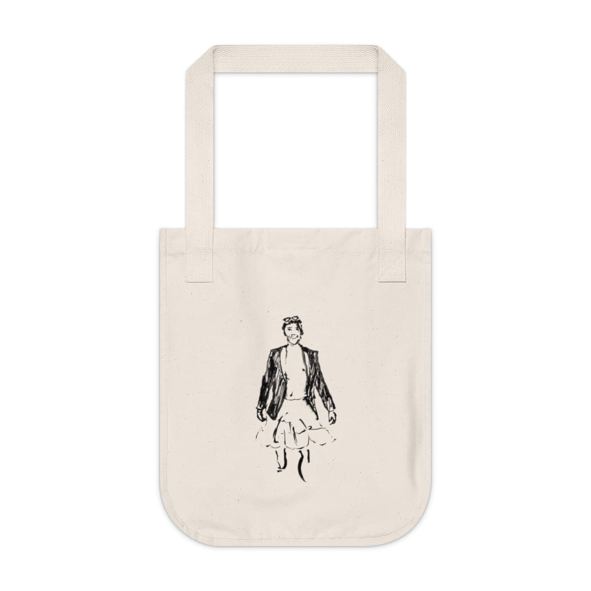 Off Duty — Canvas Tote — Natural supplier mockup, view 1