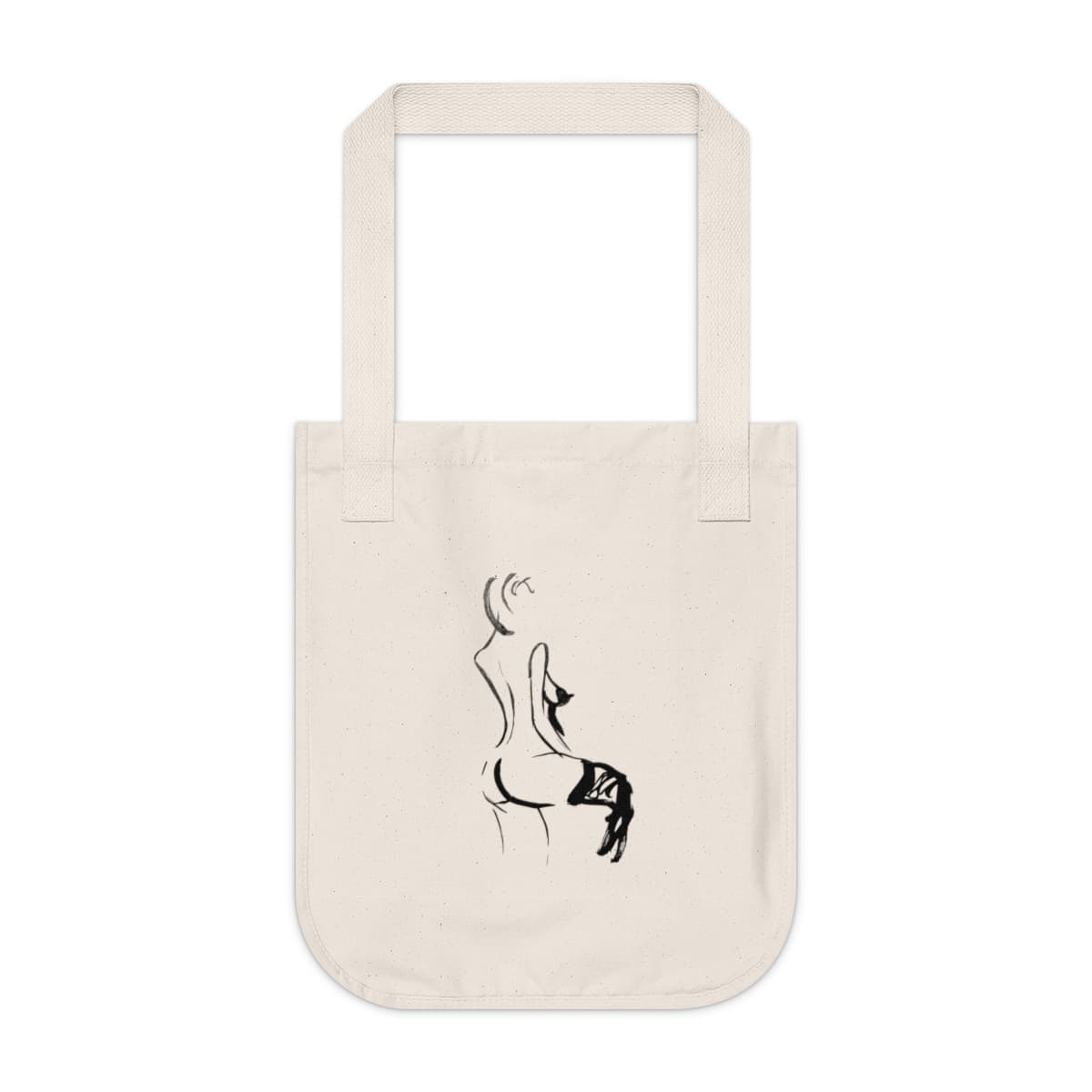 Stay a Little — Canvas Tote — supplier mockup