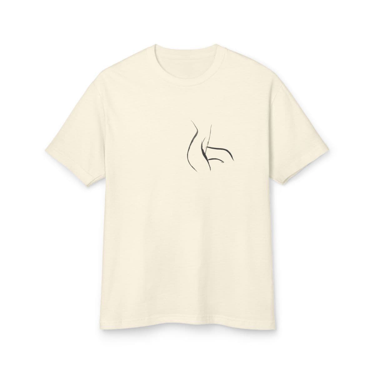 The Curve — Heavy Tee — supplier mockup