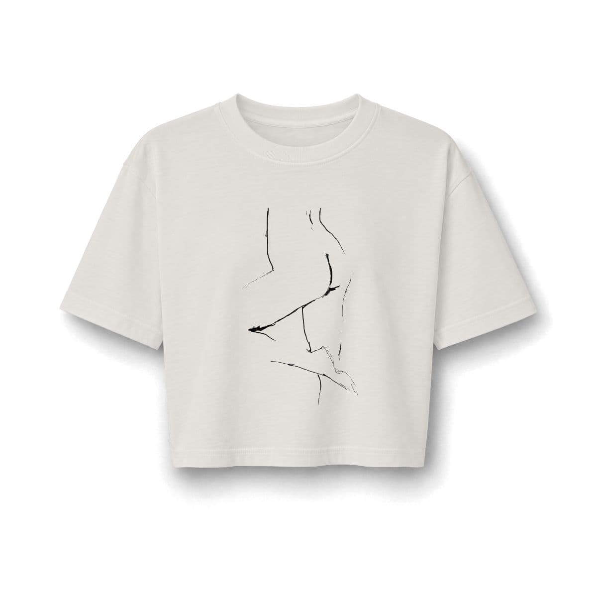 Half Turn — Cropped Tee — supplier mockup
