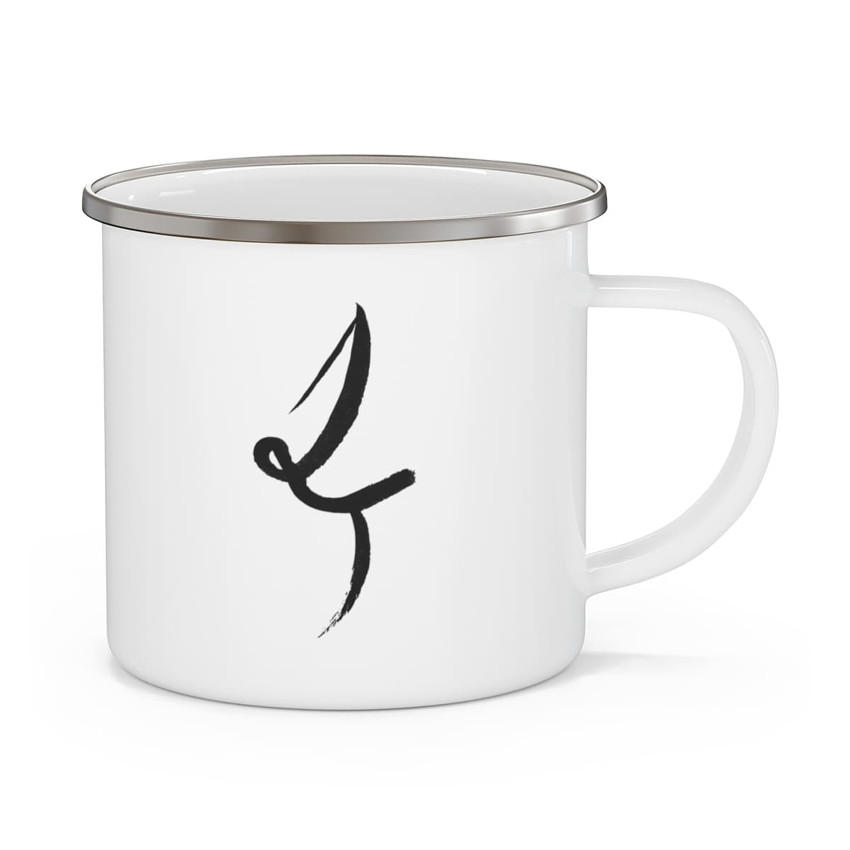 One Line — Enamel Mug — supplier mockup