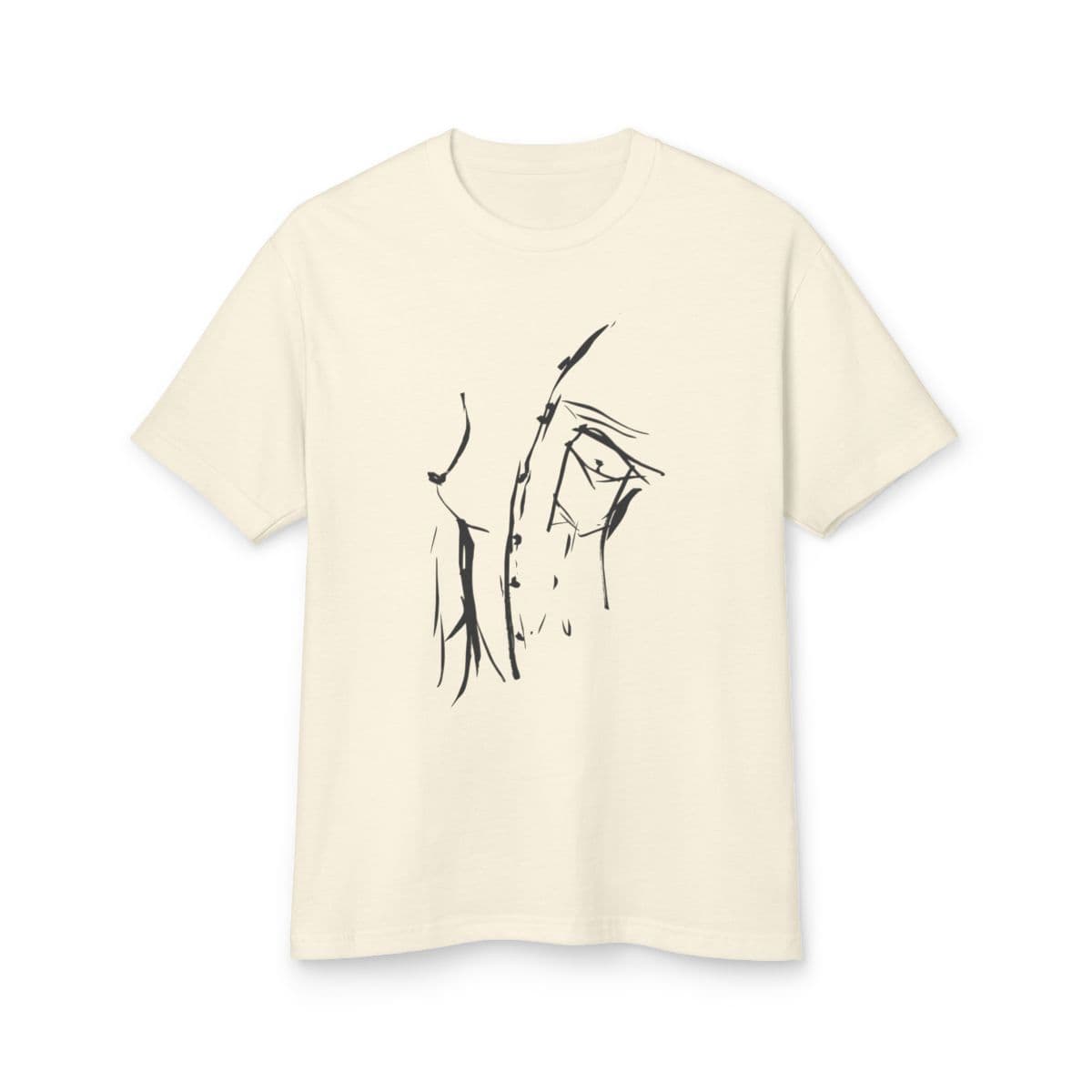 Peaking Out — Heavy Tee — supplier mockup