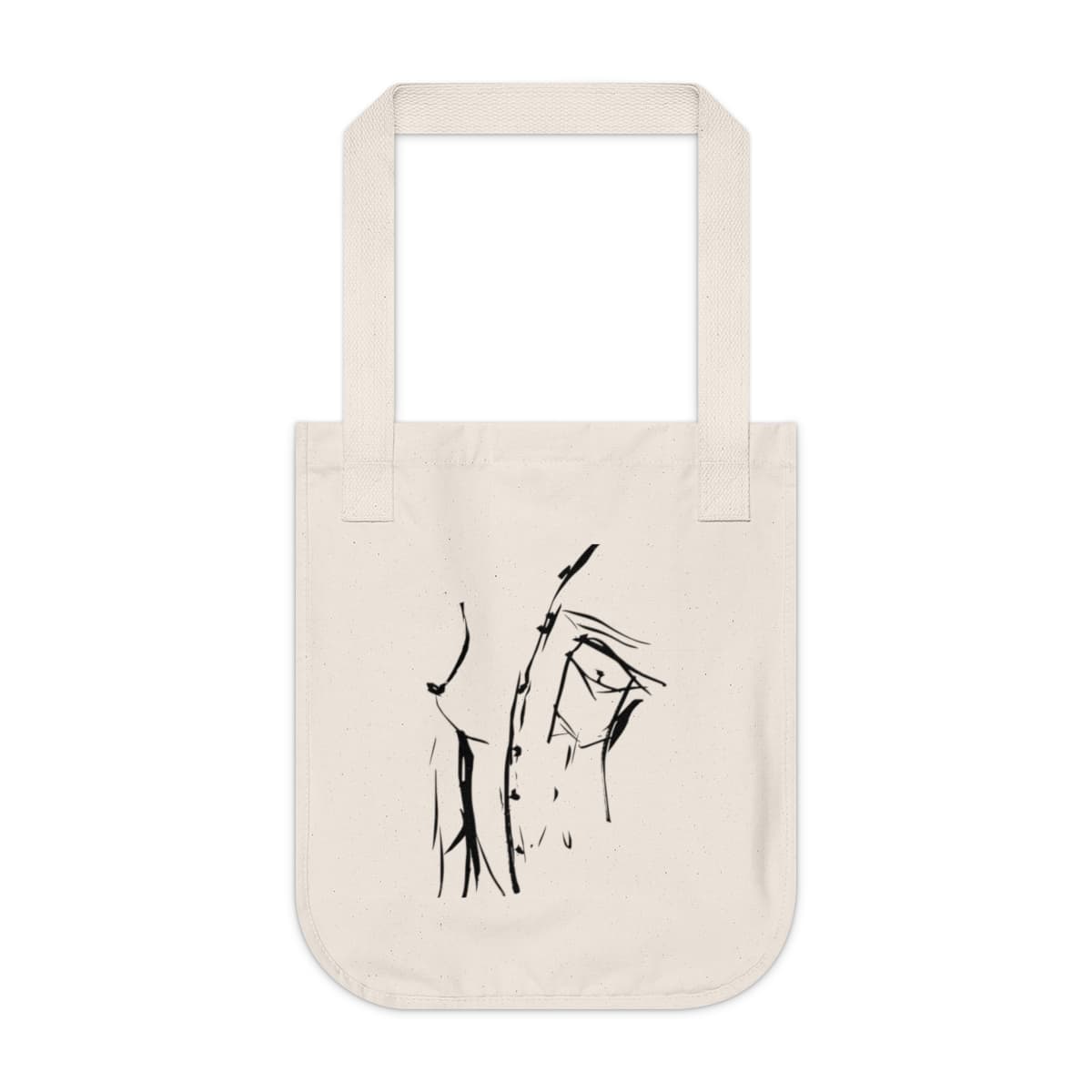 Peaking Out — Canvas Tote — supplier mockup